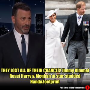 THEY LOST ALL OF THEIR CHANCES! Jimmy Kimmel Roast Harry & Meghan at star-studded Hand&Footprint.m