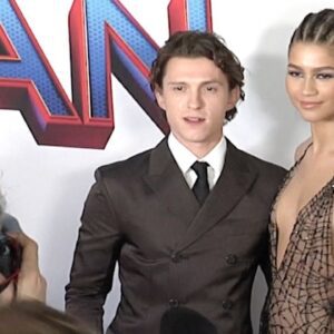 Zendaya Wears 'Spider Web' Dress at 'Spider-Man' Premiere (VIDEO)