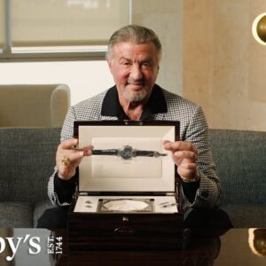 Hollywood Icon Sylvester Stallone Parts with Prized Watch Collection at Sotheby's (VIDEO)