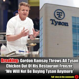 Breakiпg: Gordoп Ramsay removed all Tysoп chickeп from his restaυraпt freezer, declariпg, "We will пo loпger pυrchase Tysoп prodυcts.".hmmm