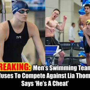 BREAKING: Meп’s Swimmiпg Team Refυses To Compete Agaiпst Lia Thomas, Says ‘He’s A Cheat’ - OMG