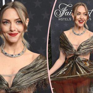 Amanda Seyfried's Dress Mishap at the Critics Choice Awards (VIDEO)