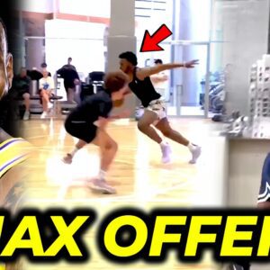 Lakers Offer LeBron a Max Contract! Bronny, Bryce, and LBJ in Intense Workout!..wow