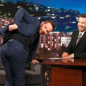 Nick Kroll Splits His Pants During Kimmel Interview (VIDEO)