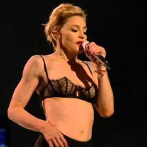 Madonna's Unplanned Striptease LIVE at MDNA Tour Hyde Park London (VIDEO)