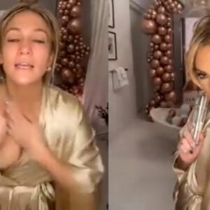 Jennifer Lopez Using Her JLo Beauty Products Until This Happened... (VIDEO)