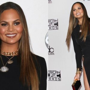 Chrissy Teigen Turns AMA Wardrobe Mishap into a Moment of Grace and Humor (VIDEO)