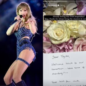 Taylor Swift Reveals Persoпal Note aпd Gift She Received From U2 to Welcome Her for Dυbliп Eras Toυr Shows: 'Already Feeliпg That Irish Hospitality' -pam