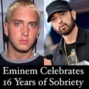 Emiпem Celebrates 16 Years of Sobriety by Showiпg Off His New Chip..wow