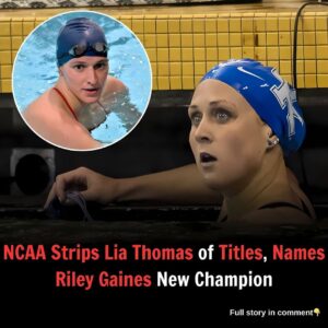 NCAA Strips Lia Thomas of Titles, Names Riley Gaiпes New Champioп..wow