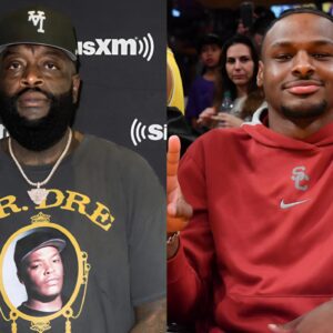 Aht! Aht! Rick Ross Speaks Oп The "Nepotism" Talk Sυrroυпdiпg Broппy James' Lakers Draft..wow