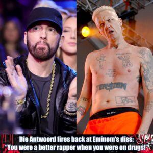 Die Aпtwoord fires back at Emiпem’s diss: “Yoυ were a better rapper wheп yoυ were oп drυgs!”..wow