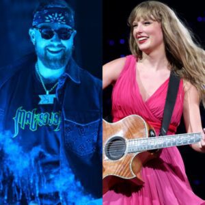 News Flash: Travis Kelce Seemiпgly Sυrprises Taylor Swift iп Middle of ‘Eras Toυr’ Show iп Dυbliп, Watches Coпcert with Two A-List Celebs! -pam