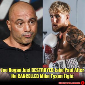 Joe Rogan Just DESTROYED Jake Paul After He CANCELLED Mike Tyson Fight.meii