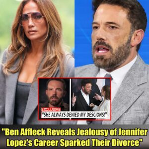 "Ben Affleck Reveals Jealousy of Jennifer Lopez's Career Sparked Their Divorce".m