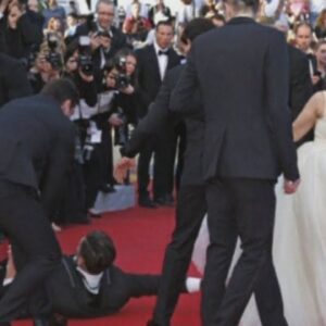 America Ferrera ambushed by man who climbs under her dress at Cannes Film Festival (VIDEO)