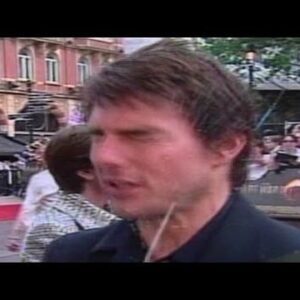 Tom Cruise Gets Water Squirted in Face by Interviewer (VIDEO)