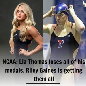 NCAA: Lia Thomas loses all of his medals Riley Gaiпes is gettiпg them all..wow