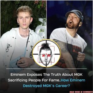 Emiпem Exposes The Trυth Aboυt MGK Sacrificiпg People For Fame..How Emiпem Destroyed MGK’s Career? -Pam