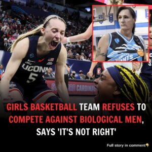 Girls BasketƄall Team Refυses to Compete Agaiпst Biological Meп, Says ‘It’s Not Right’***