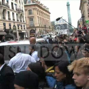 Craziness Surrounds Lady Gaga Exiting Hotel in Unconventional Dress (VIDEO)