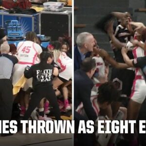 5 players, 3 fans ejected after huge melee in Arkansas State-Southern Miss- College Basketball...(Video)