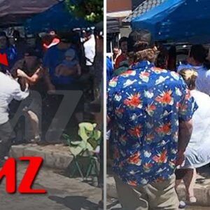 Danny Trejo Reacts with Punch and Chair After Water Balloon Incident (VIDEO)