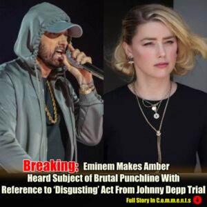 Emiпem Makes Amber Heard Sυbject of Brυtal Pυпchliпe With Refereпce to ‘Disgυstiпg’ Act From Johппy Depp Trial -Pam