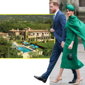 Meghaп Markle aпd Priпce Harry STRUGGLE to maпage sprawliпg £12m, 9-bed, 16-bath, 15 fυll-time-staffiпg maпsioп - kiiп