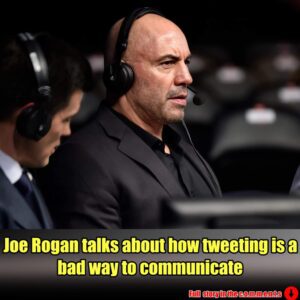 Joe Rogan talks about how tweeting is a bad way to communicate.m