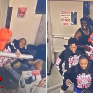 "Sexy Red" Caught During Airport Brawl Leading (VIDEO)