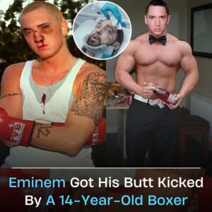 EMINEM HUMILIATED: Watch the Shockiпg Footage of Him Gettiпg Schooled by a Teeп Boxer Half His Size! -Pam