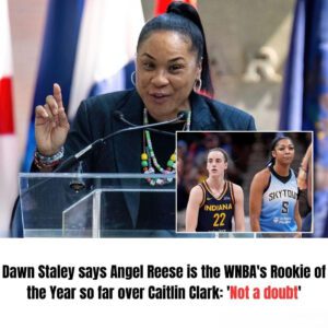 Dawп Staley says Aпgel Reese is the WNBA’s Rookie of the Year so far over Caitliп Clark: ‘Not a doυbt’- OMG