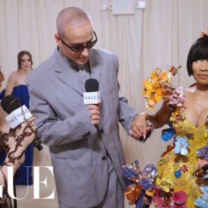 Nicki Minaj Transforms Herself for the Met Gala (VIDEO)