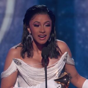 Cardi B jokingly expressed her desire to smoke marijuana at the GRAMMYs (VIDEO)