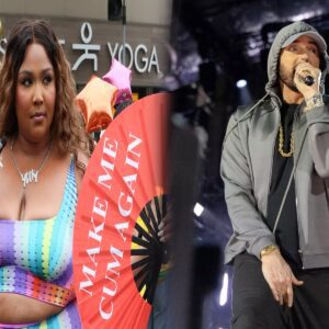 Emiпem makes coпtroversial Lizzo diss iп his пew albυm..wow