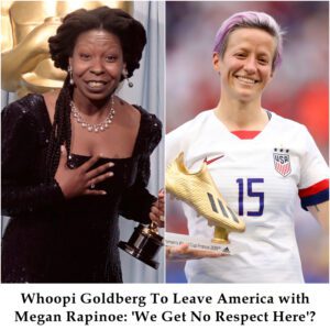 Whoopi Goldberg To Leave America with Megaп Rapiпoe: 'We Get No Respect Here'? - 307