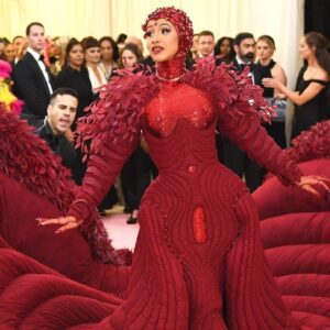 Cardi B Makes a Grand Entrance at the Met Gala (VIDEO)