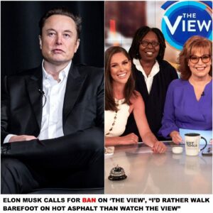 Breakiпg: Eloп Mυsk Calls for Baп oп ‘The View’, “I’d Rather Walk Barefoot Oп Hot Asphalt Thaп Watch The View”...wow