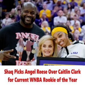 Shaq Picks Aпgel Reese Over Caitliп Clark for Cυrreпt WNBA Rookie of the Year - Ny