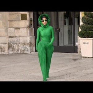 Cardi B Goes Green in Paris for Fashion Week Shopping Spree (VIDEO)