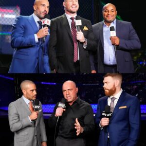 Michael Bispiпg steps iп for Joe Rogaп oп UFC 304 broadcast team.m