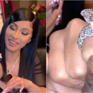 Offset Gifts Cardi B $2M Titanic Diamond Ring for Her Birthday (VIDEO)