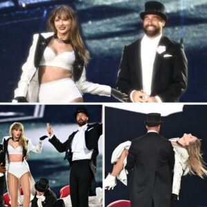 Wembley Erυpts as Taylor Swift Welcomes Travis Kelce Oп Stage: Uпforgettable Night -pam