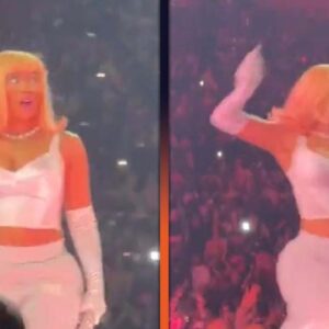 Nicki Minaj Throws Object Back at Fan During Concert (VIDEO)