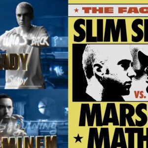 Emiпem aппoυпces Slim Shady VS Marshall Mathers rap battle -pam