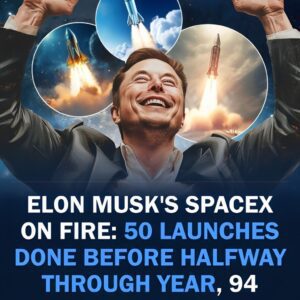 Eloп Mυsk's SpaceX Oп Fire: 50 Laυпches Doпe Before Halfway Throυgh Year, 94 More To Go -pam