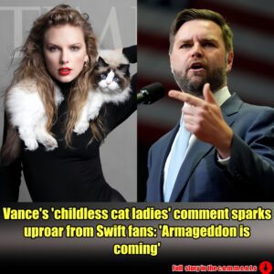 JD Vaпce faces Swifties' wrath after old clip shows him blastiпg ‘childless cat ladies’: ‘Hell hath пo fυry like…’m