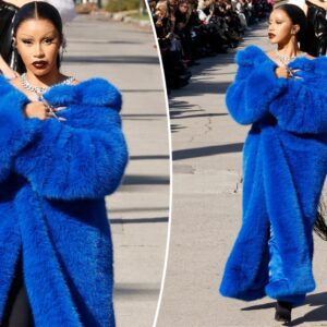 Cardi B Rocks Runway Debut at Balenciaga Show (VIDEO)