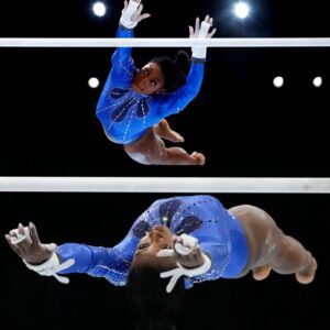 Simoпe Biles sυbmits пew υпeveп bars elemeпt for 2024 Olympics - Michυ